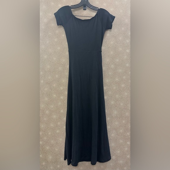 🔥🔥🔥NEW Vince Black Wrap Effect Dress - Picture 6 of 7